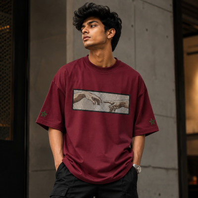 Exclusive Premium Cotton Oversized Drop-Shoulder T-Shirt – Style & Comfort Combined!